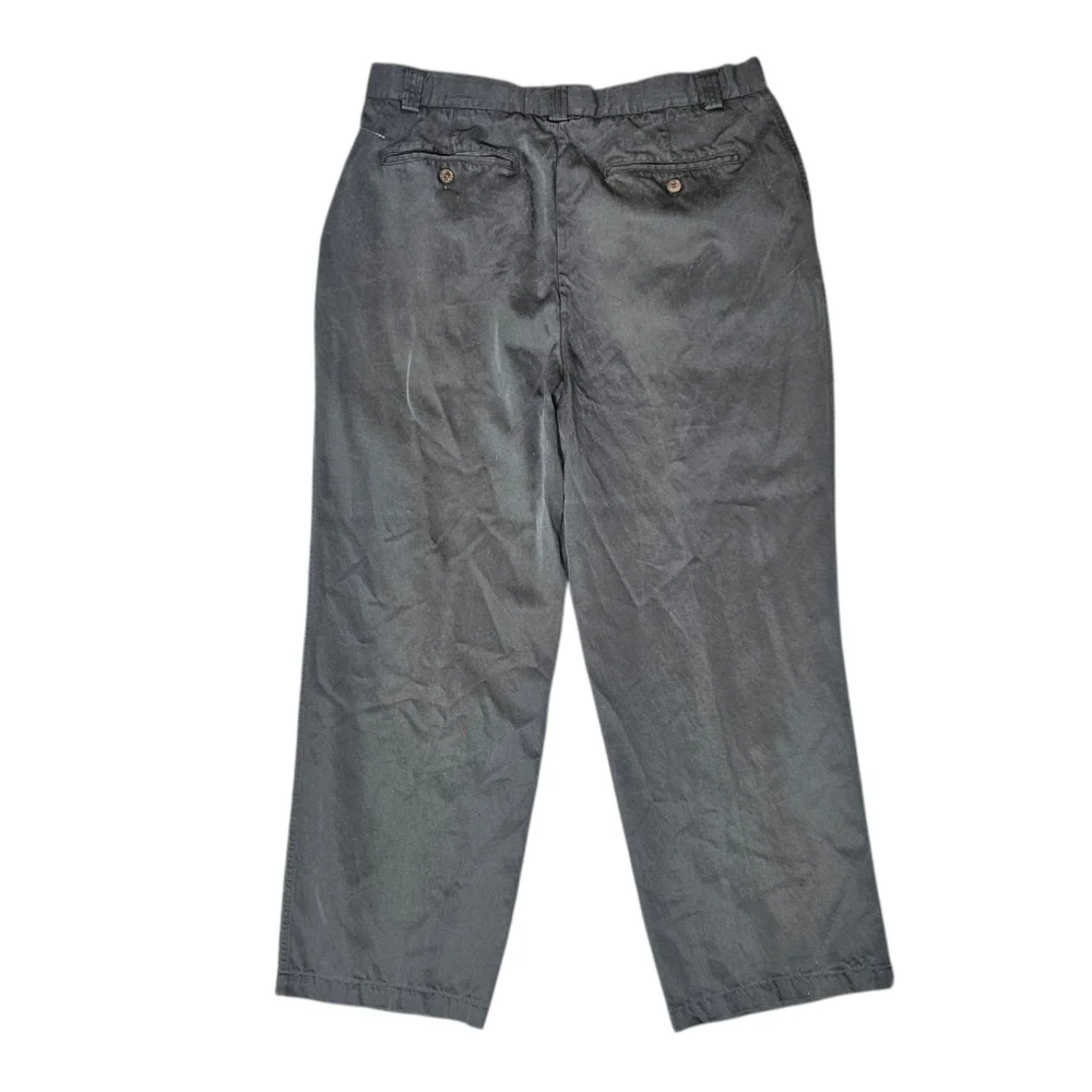 Tommy Bahama Hyannis Tencel Cotton Mens Pleated Trouser Pants Asparagus size 35